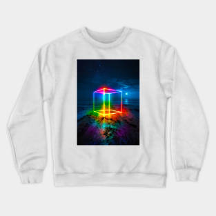 Neon Cube Crewneck Sweatshirt